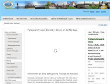 Tablet Screenshot of ferienpark-dorum.de